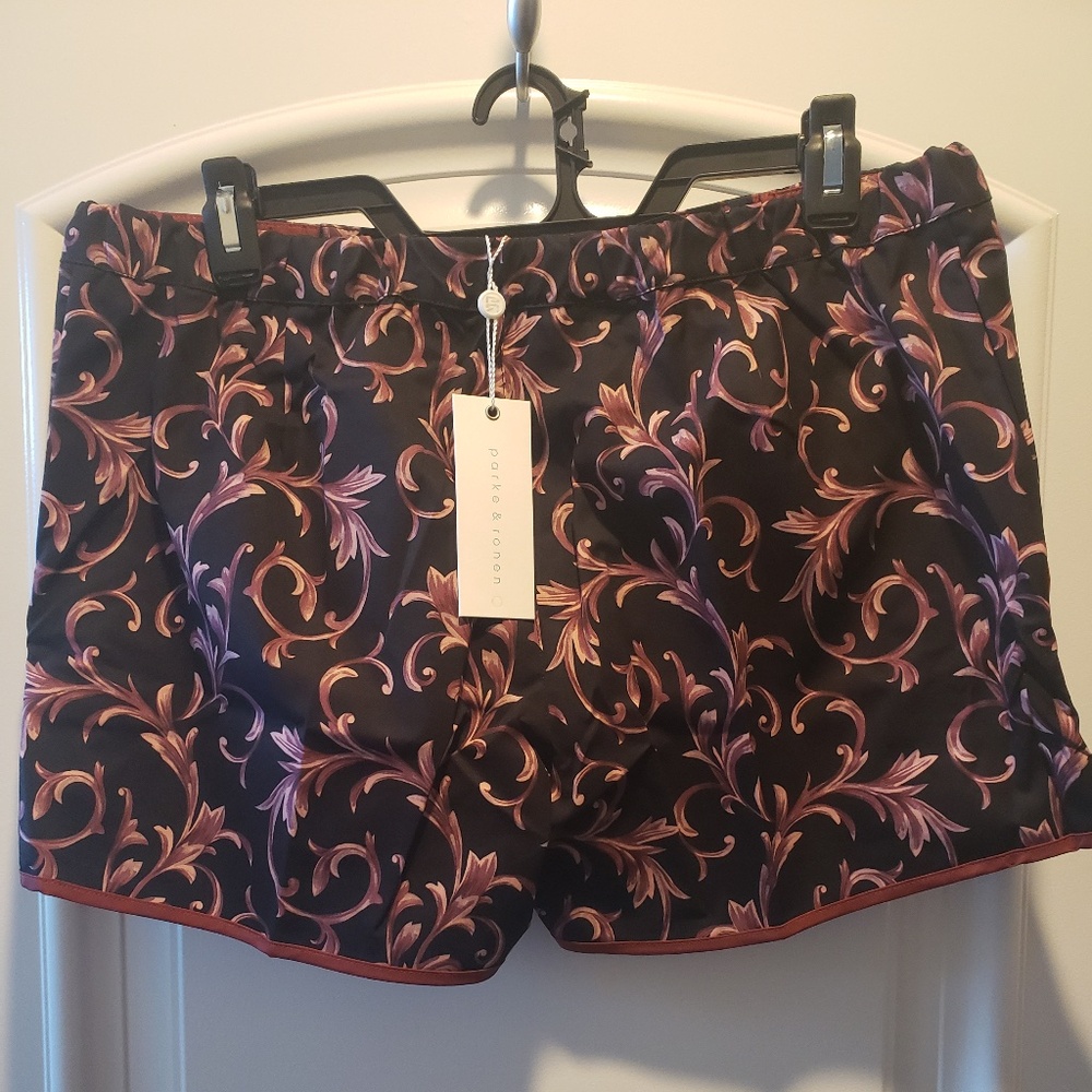 Parke & Ronen Angeleno print swim trunks